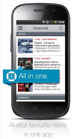Newscron Aggregatore Semantico Notizie_All your favourite news in one app